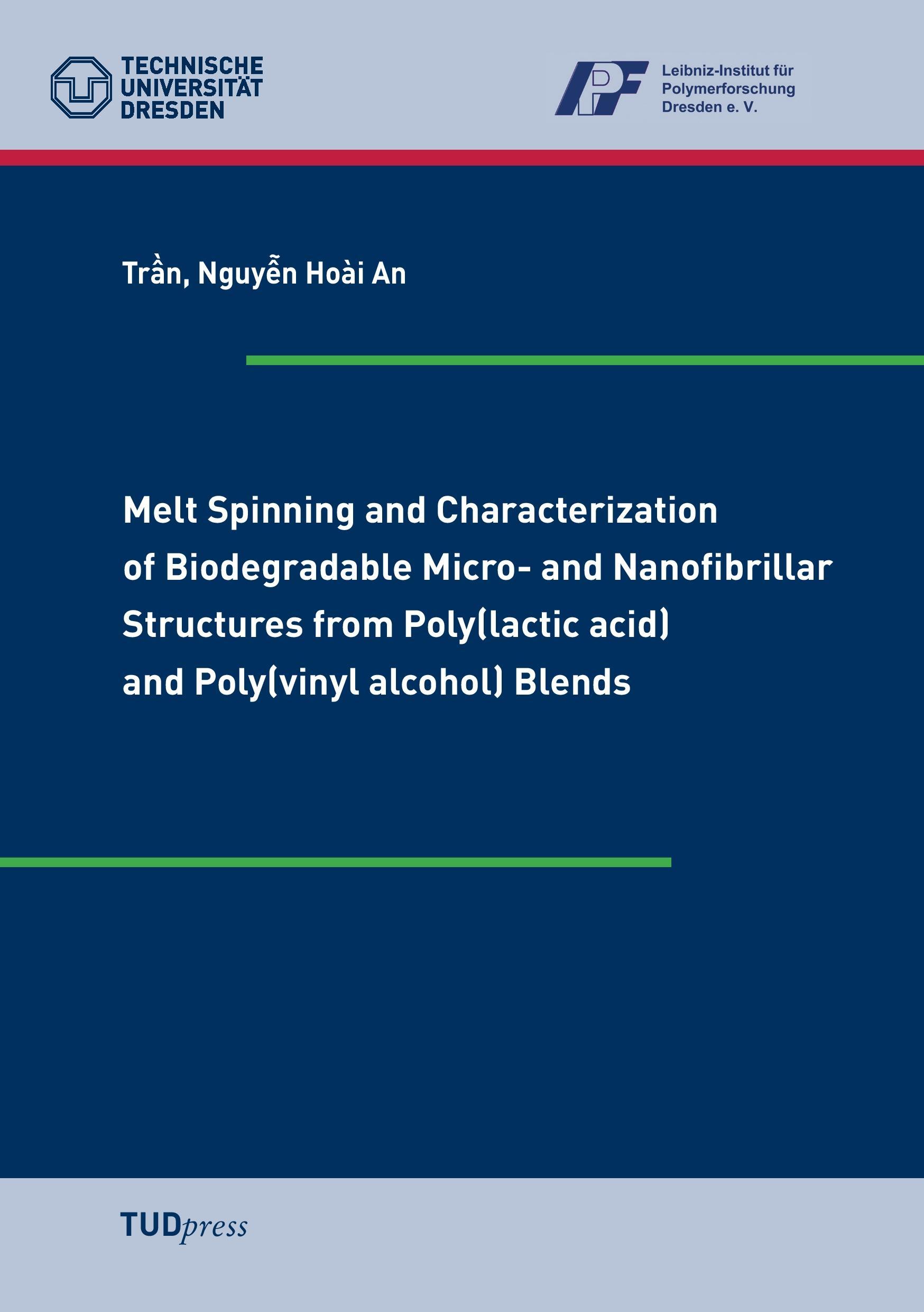 Cover: 9783959080514 | Melt Spinning and Characterization of Biodegradable Micro- and...