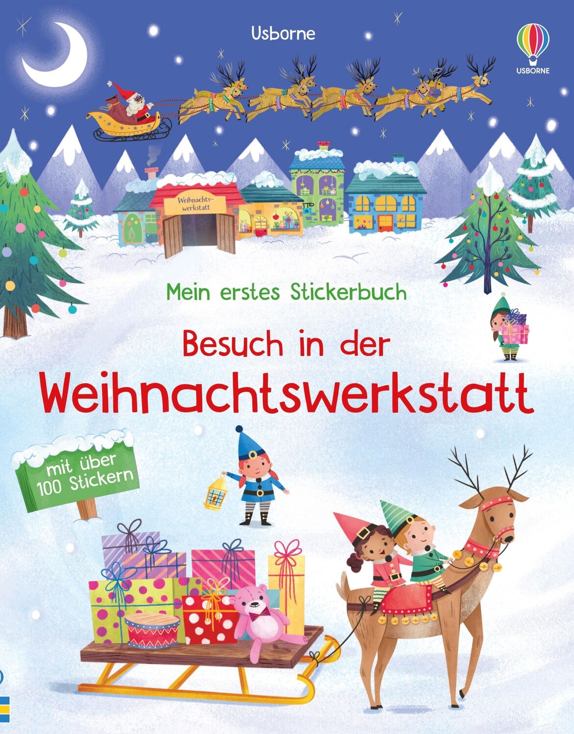 Cover: 9781035701896 | Mein erstes Stickerbuch: Besuch in der Weihnachtswerkstatt | Beecham