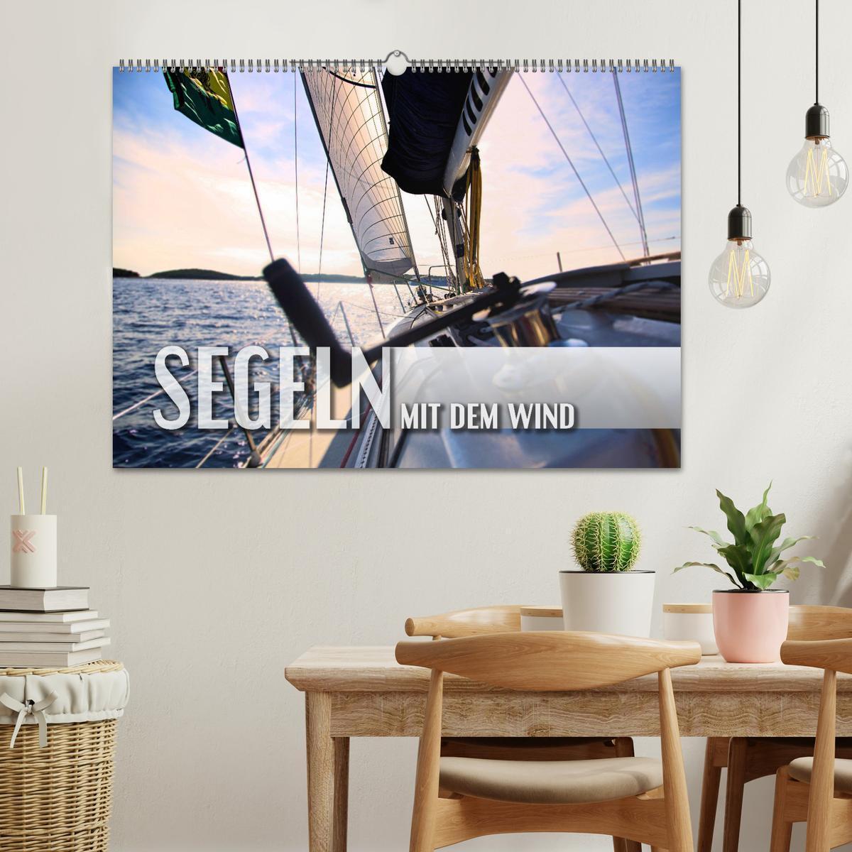 Bild: 9783383944338 | Segeln - mit dem Wind (Wandkalender 2025 DIN A2 quer), CALVENDO...