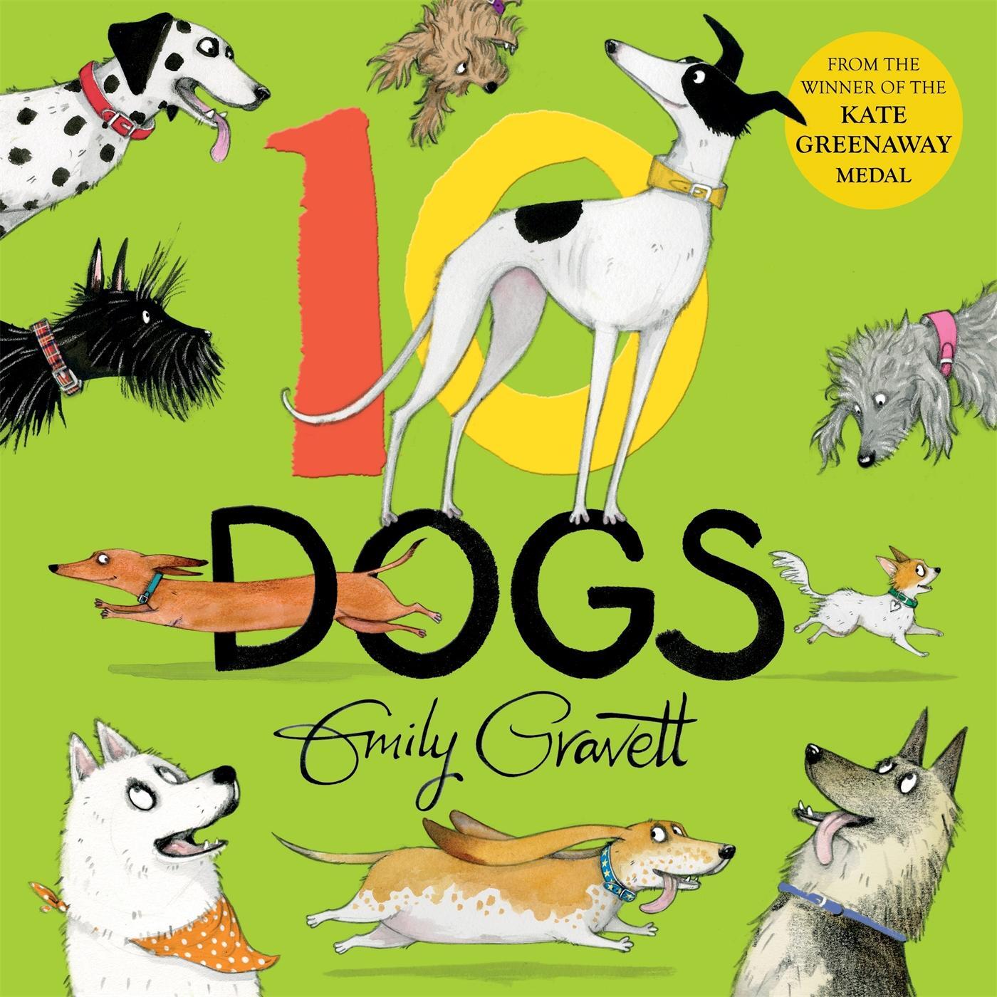 Cover: 9781529028089 | 10 Dogs | A Funny Furry Counting Book | Emily Gravett | Buch | 32 S.