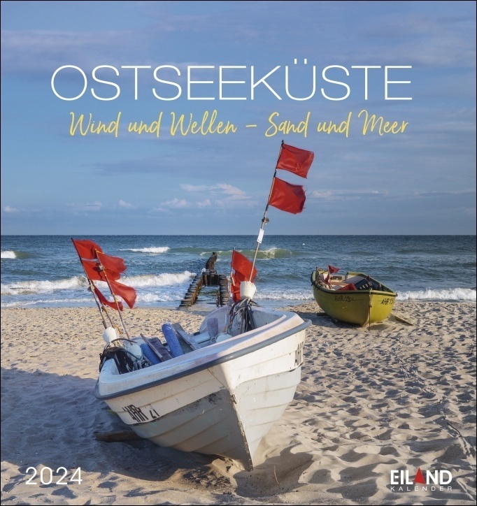 Cover: 9783964022790 | Ostseeküste Postkartenkalender 2024. Die Landschaft der Ostsee in...