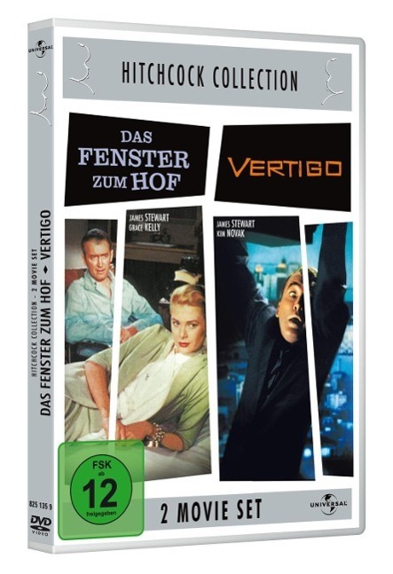 Cover: 5050582513592 | Das Fenster zum Hof / Vertigo | Hitchcock Collection | DVD | Deutsch