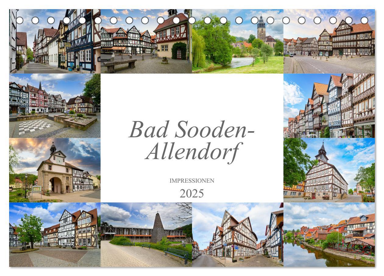 Cover: 9783383989322 | Bad Sooden-Allendorf Impressionen (Tischkalender 2025 DIN A5 quer),...