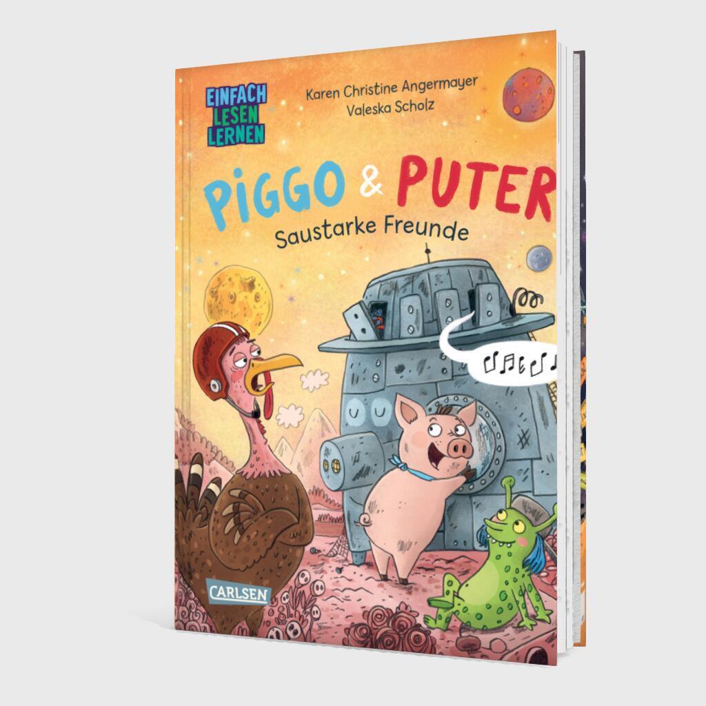 Bild: 9783551690784 | Piggo und Puter: Saustarke Freunde | Karen Christine Angermayer | Buch