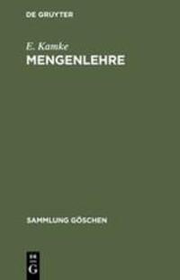 Cover: 9783110039115 | Mengenlehre | E. Kamke | Buch | De Gruyter | EAN 9783110039115